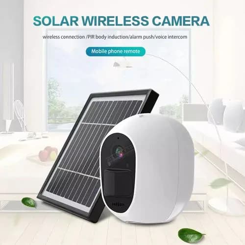 Wireless Ms-t Wireless Cctv Camera Solar Wi-fi Hd 1080p Ip