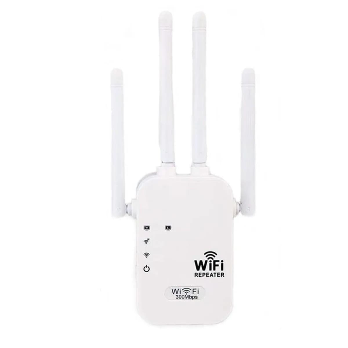Enhanced Home WiFi Signal Extender – Advanced Wireless Range Extender with 4 High-Gain External Antennas and Ethernet Ports (300Mbps) 3