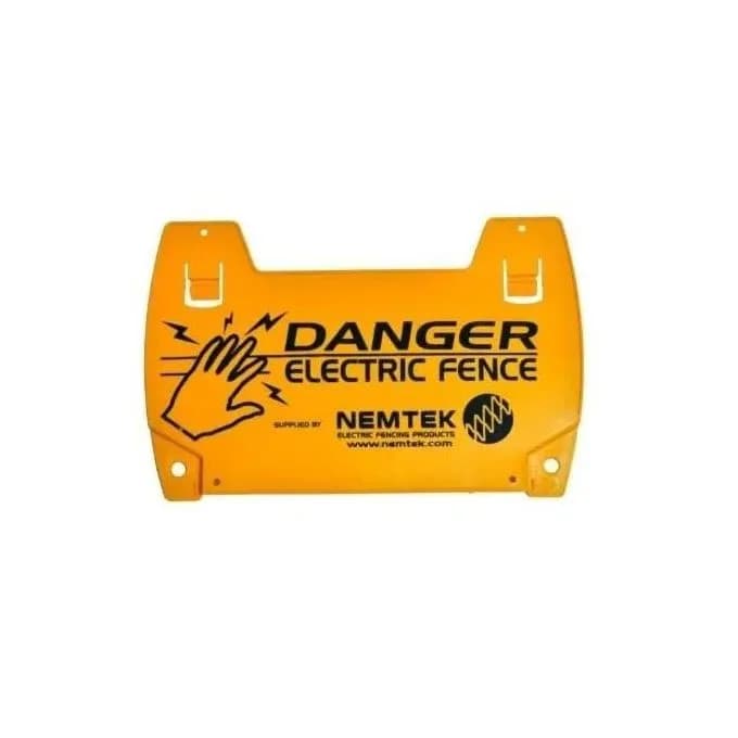 Nemtek Electric Fence Warning Sign