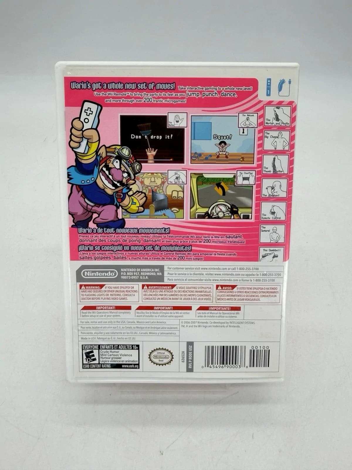 Nintendo Wii Warioware Smooth Moves 4