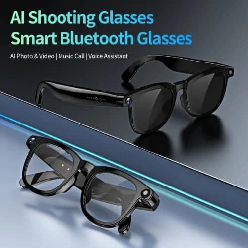 CY01 Smart Glass 12MP 4K HD Camera AI Translation 2 Lens 3