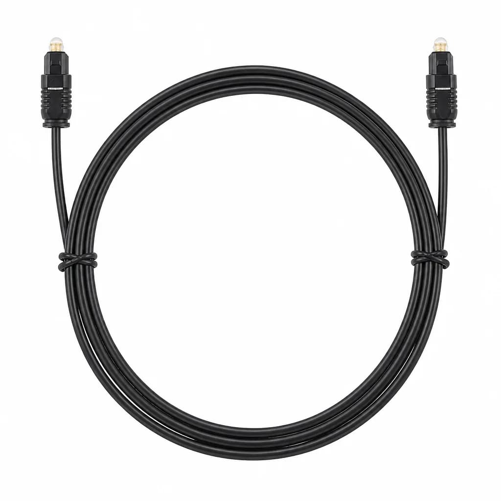 A&S 2m Toslink Digital Optical Audio Cable