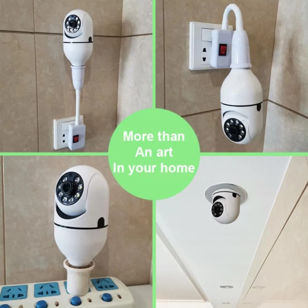 360 Degree Panoramic Bulb IP Camera 3