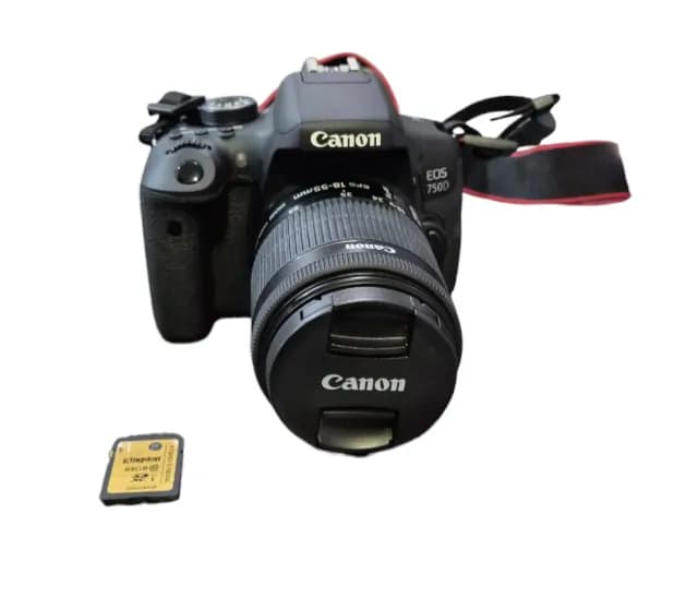 Canon Ink Cart Eos 750d Digital Slr Camera 18-55mm Lens 3