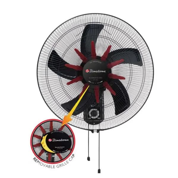 Binatone 18" High Efficiency Wall Fan - Wf-1802 - 120w 2