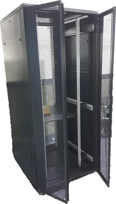 AICO 42U Network Server Data Cabinet Enclosure Rack with Glass Door Lock 4