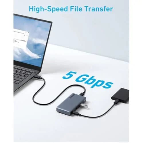 Anker 343 USB-C Hub - 7-in-1 Dual 4K HDMI 4