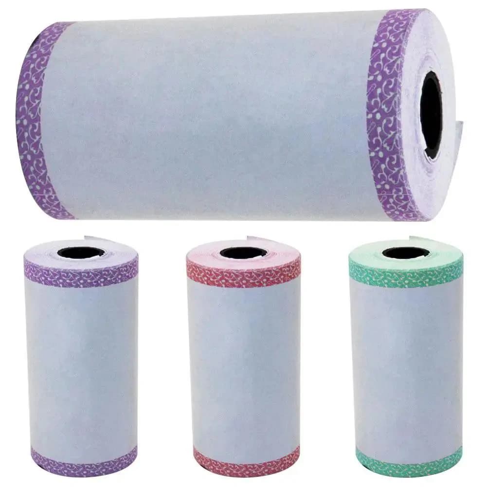57mm Colored Edge Thermal Paper Rolls – 3 Rolls 3