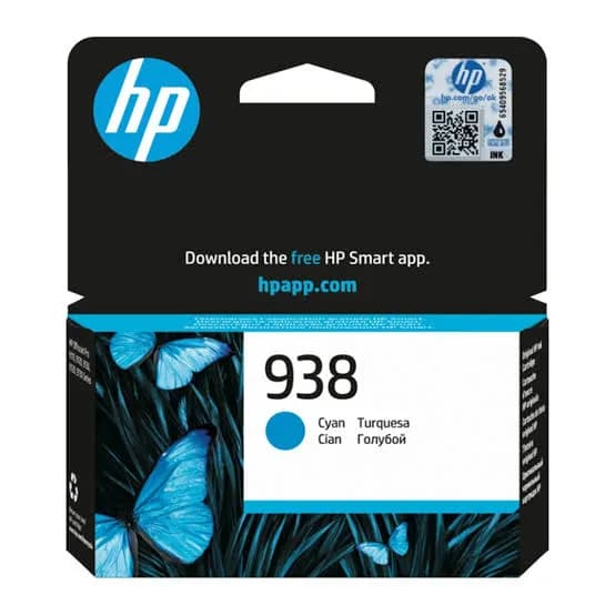 HP 938 Ink Cartridge Cyan 3