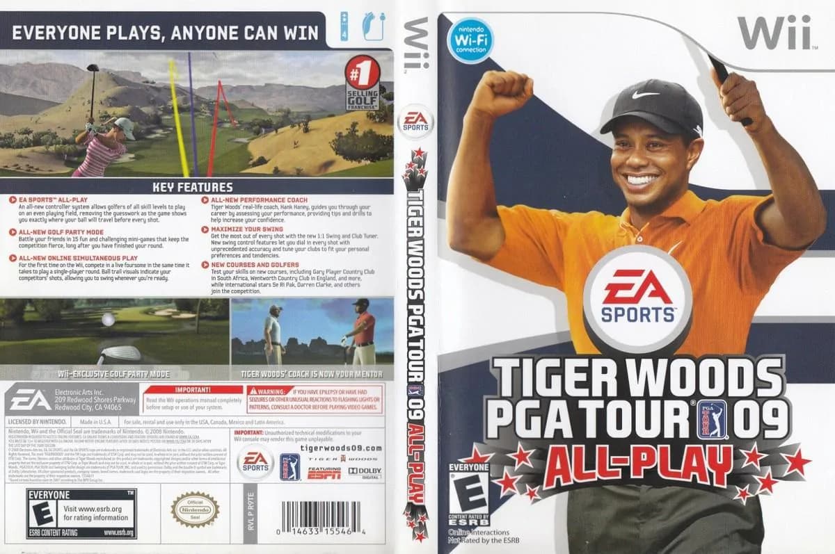 Tiger Woods PGA Tour 09 – Nintendo Wii 2