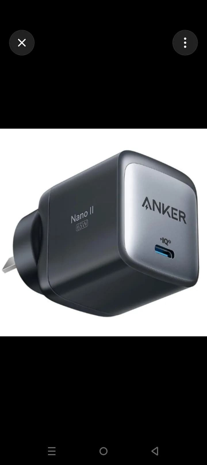 Anker Nano II 65W USB-C Fast Charger - Black 3