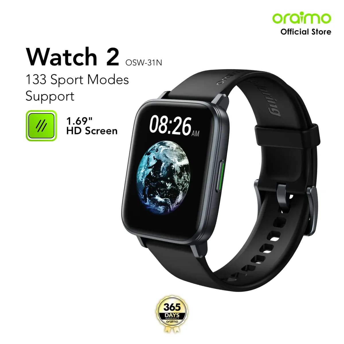 Oraimo GPS Function Football Heatmap Smart Watch – 133 Training Modes 3