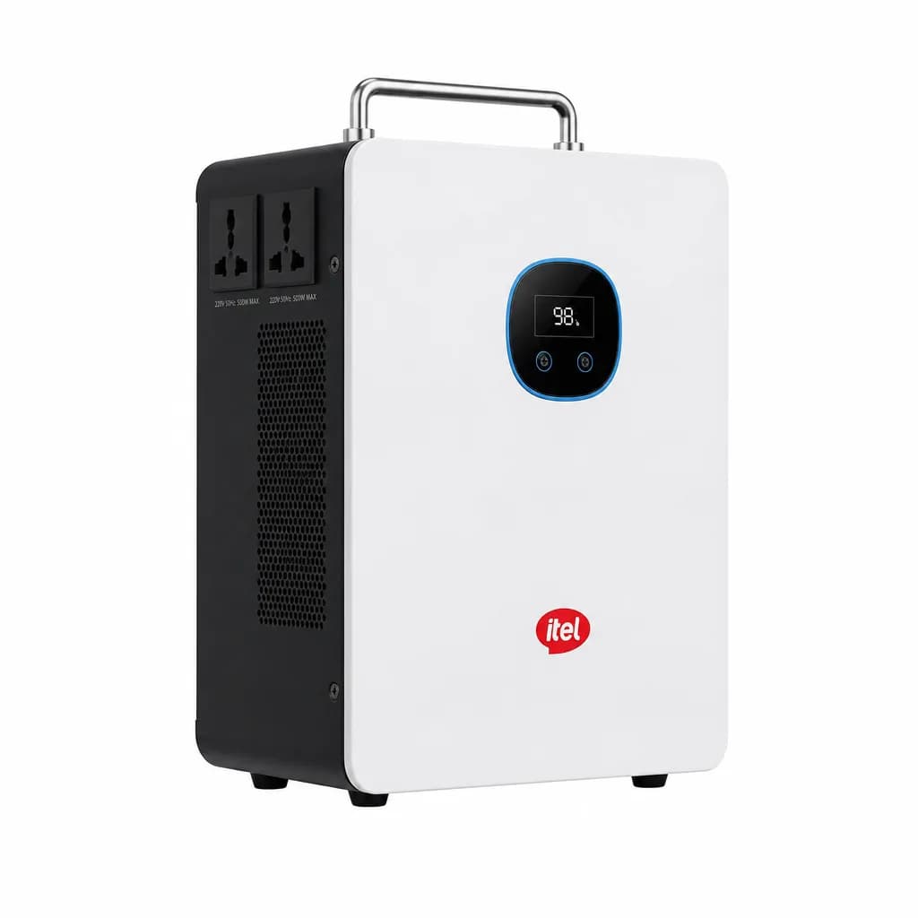 itel Energy All-in-One 500W Inverter + 1kWh LiFePO4 Battery Power Tank