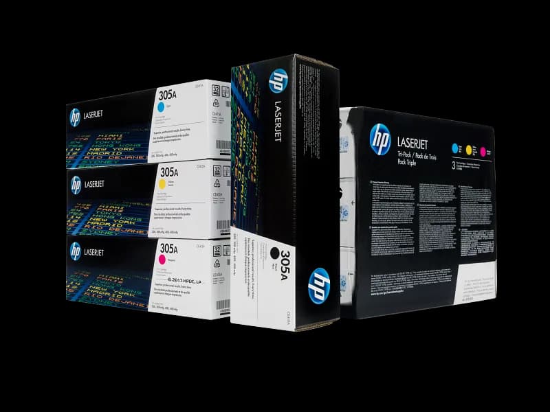 305A Toner Cartridges Set Black Cyan Yellow and Magenta for HP 2