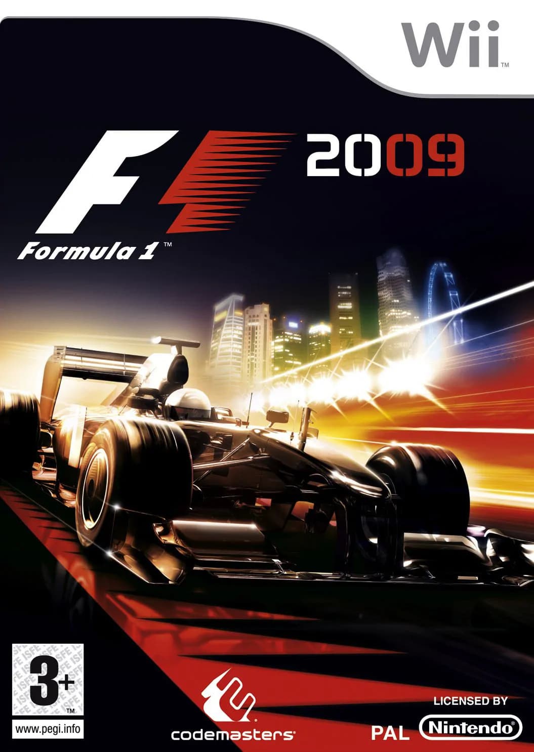 F1 2009 Nintendo Wii Formula One Racing Game Pal