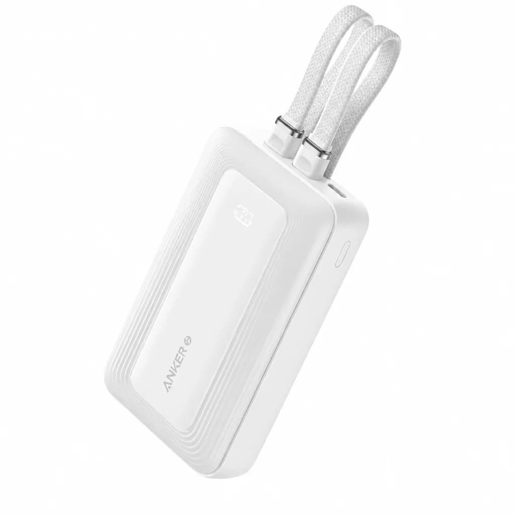 Anker Portable Power Bank 20000mah 45w with in Built Usb c Cables