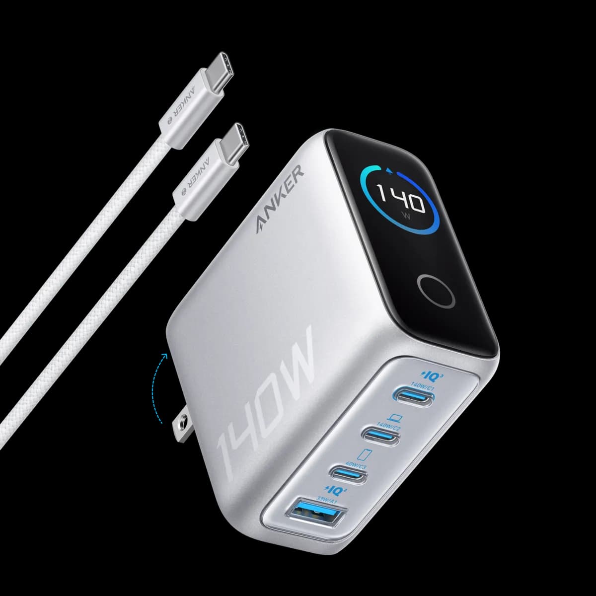 Anker Zolo 140W 4-Port GaN Charger 3