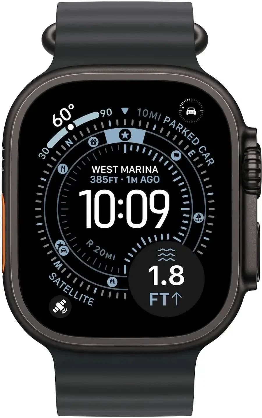Apple Watch Ultra3 64gb Black Color Natural Titanium 3