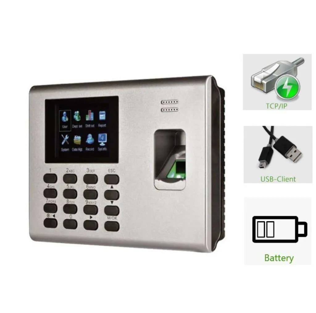 ZKTeco Biometric Fingerprint Time Attendance Device with Inbuilt Battery 3
