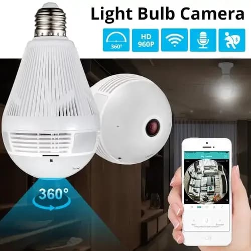 Smart Wireless Spy Camera Bulb 3