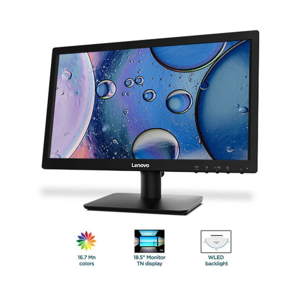 Lenovo D19-10 18.5 Inch 46.99 Cm 1366 X 768 Pixels Led Hd Monitor 2