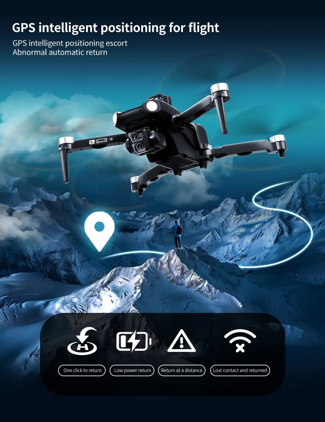 Tramigo Z103 5G GPS Drone With Dual HD Cameras 8K FPV 2