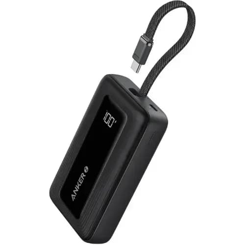 Anker Zolo Power Bank Max Fast Portable Charger With Built-in Usb-c - 10000mah - 30w 4