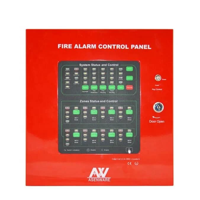 Asenware Wired Fire Alarm Panel 8 Zone 2