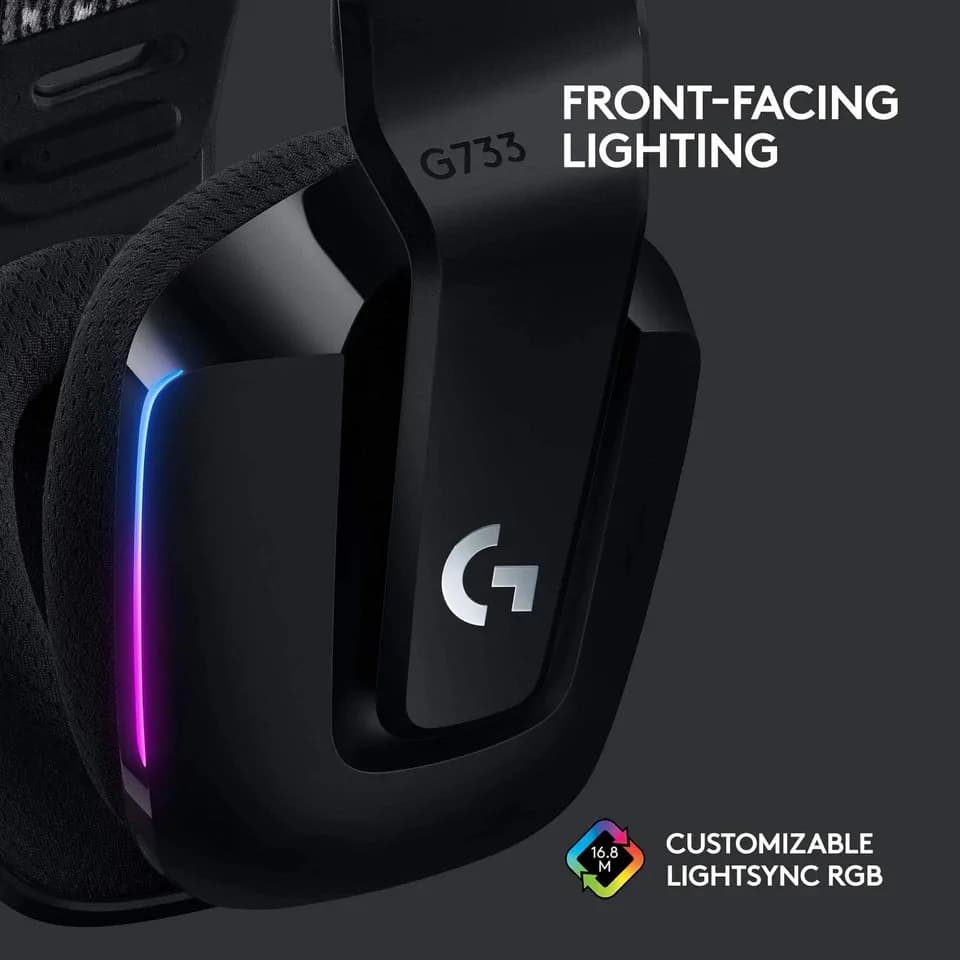 Logitech G733 Lightspeed Wireless Gaming Headset 5