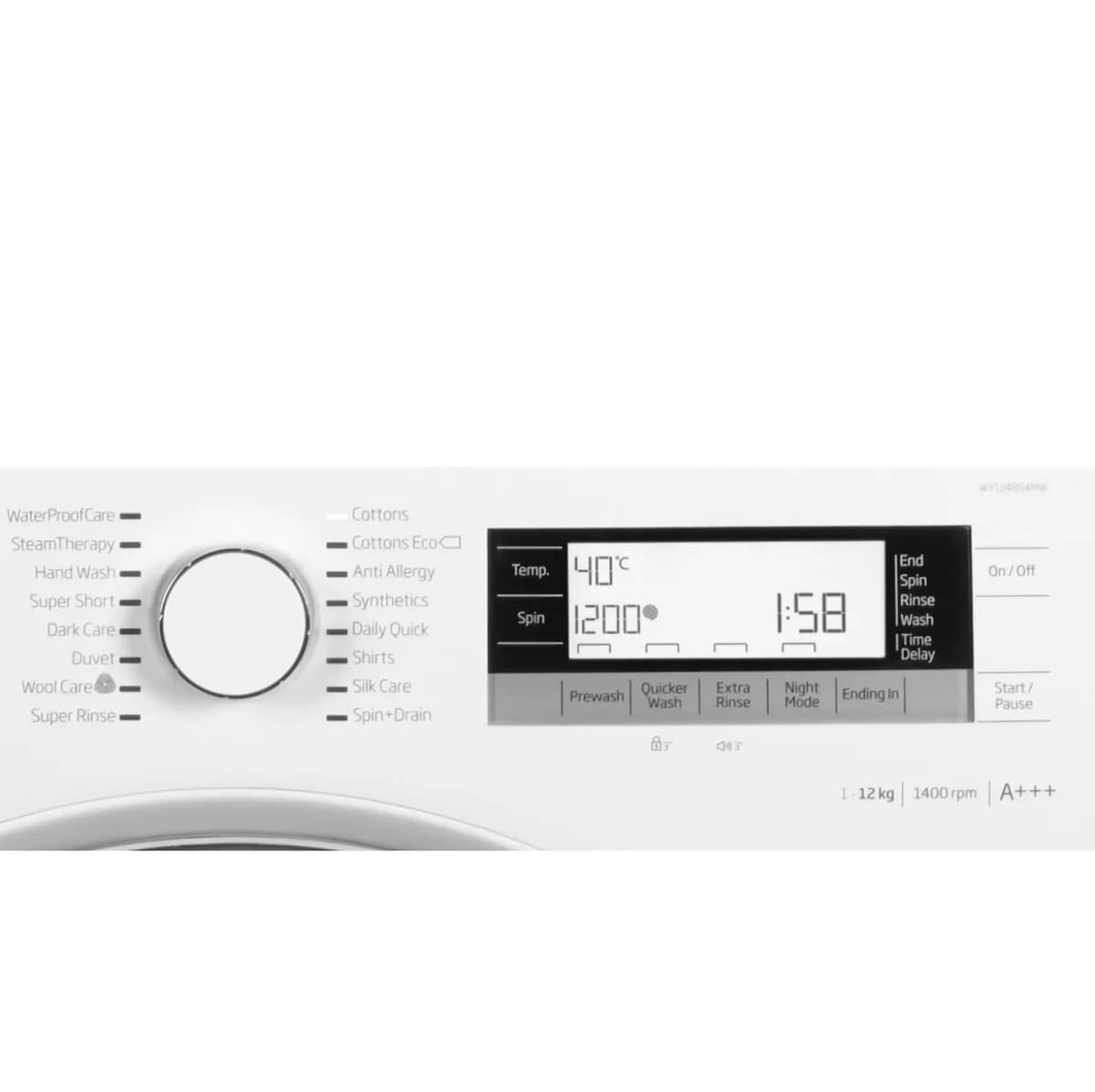 Beko WY124854MW 12kg Front Load Washing Machine 6
