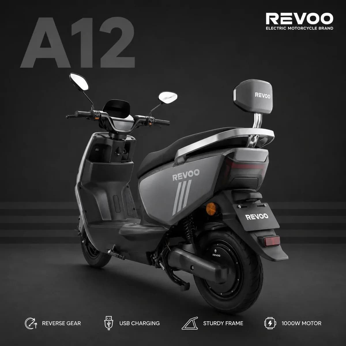 REVOO A12 Premium Electric Mobility Scooter with High-Performance Motor