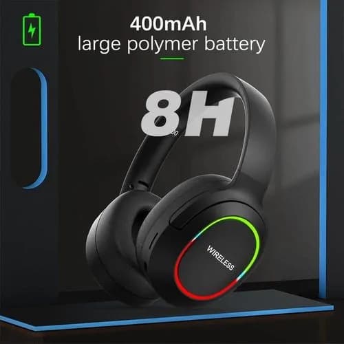 L800 Foldable Rgb & Enc Noise Reduction Wireless Gaming Headset With Microphone(black) 3
