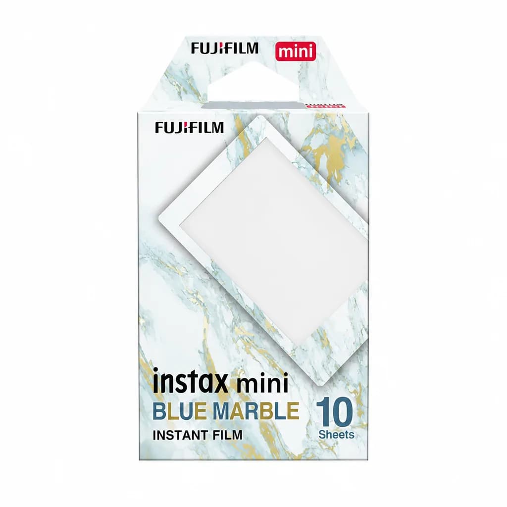 Fujifilm Instax Mini Film, Marble Blue (10 Exposures)