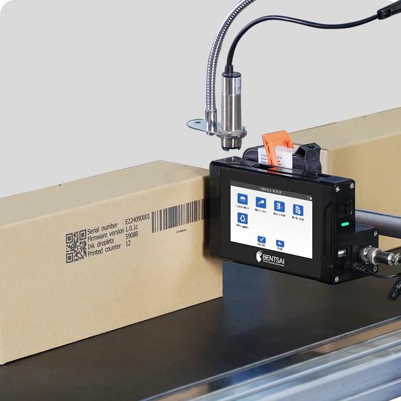 Digital Thermal Inkjet Coding & Label Printer with Touchscreen 2