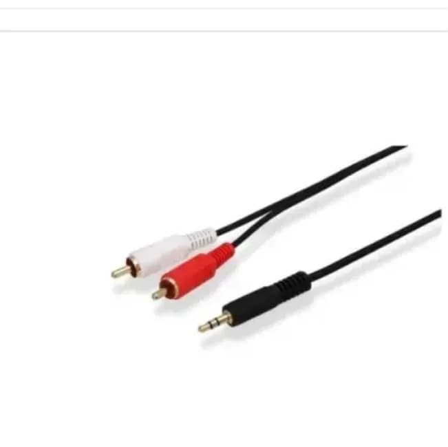 2 To 1 Audio Cable - 1 Male Jack To 2 Rca 2