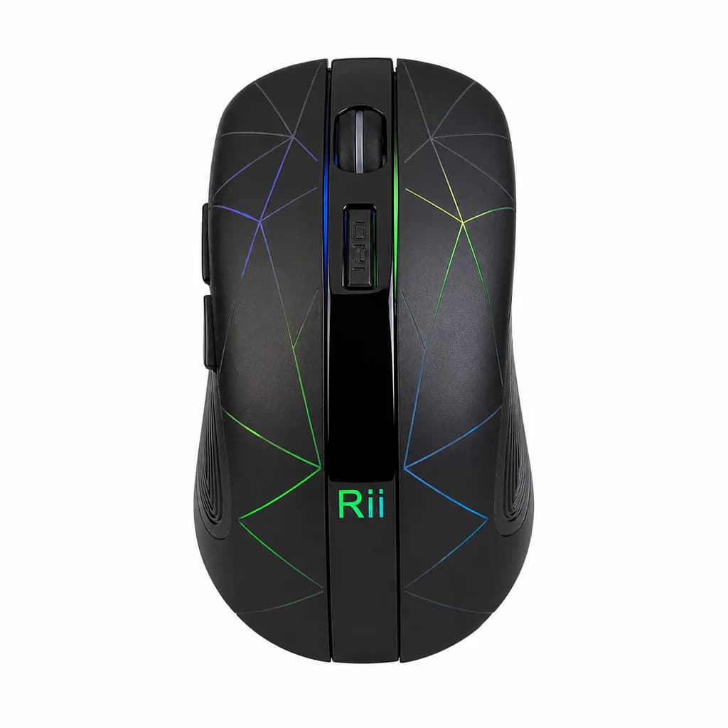 Wireless Rechargeable Gaming Mouse- Black