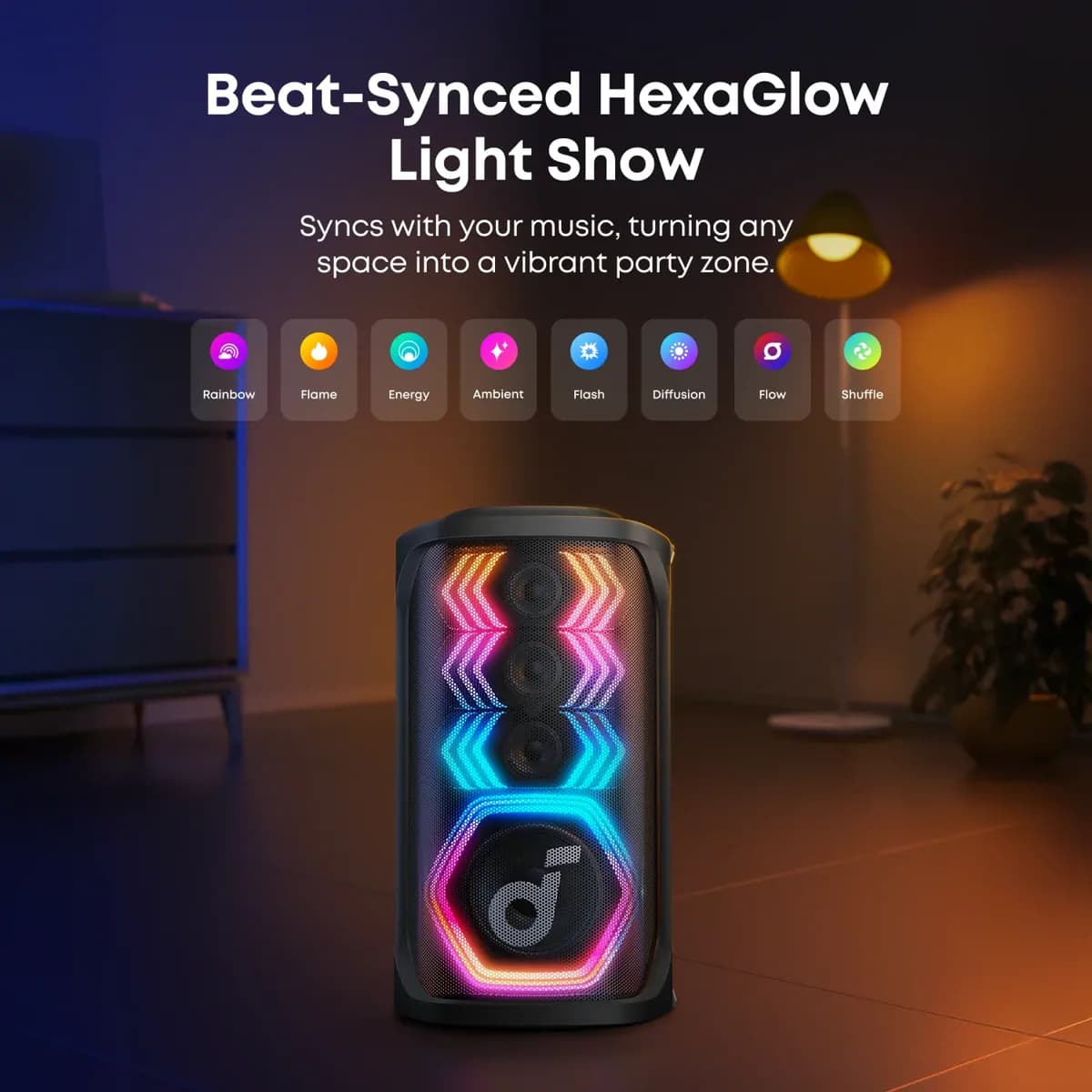 Soundcore Rave 3S 200W AI Karaoke Party Speaker 4