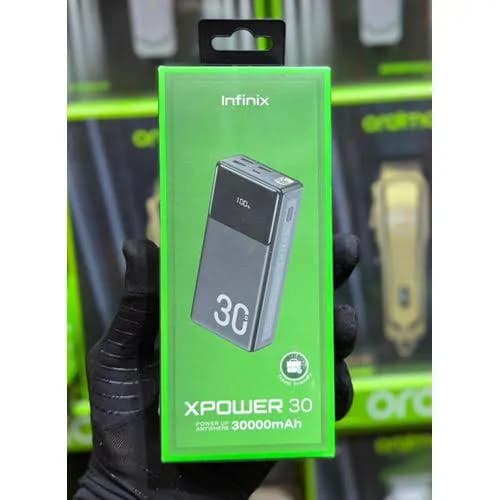 Infinix 30000mAh 12W Type-C Power Bank Black 4