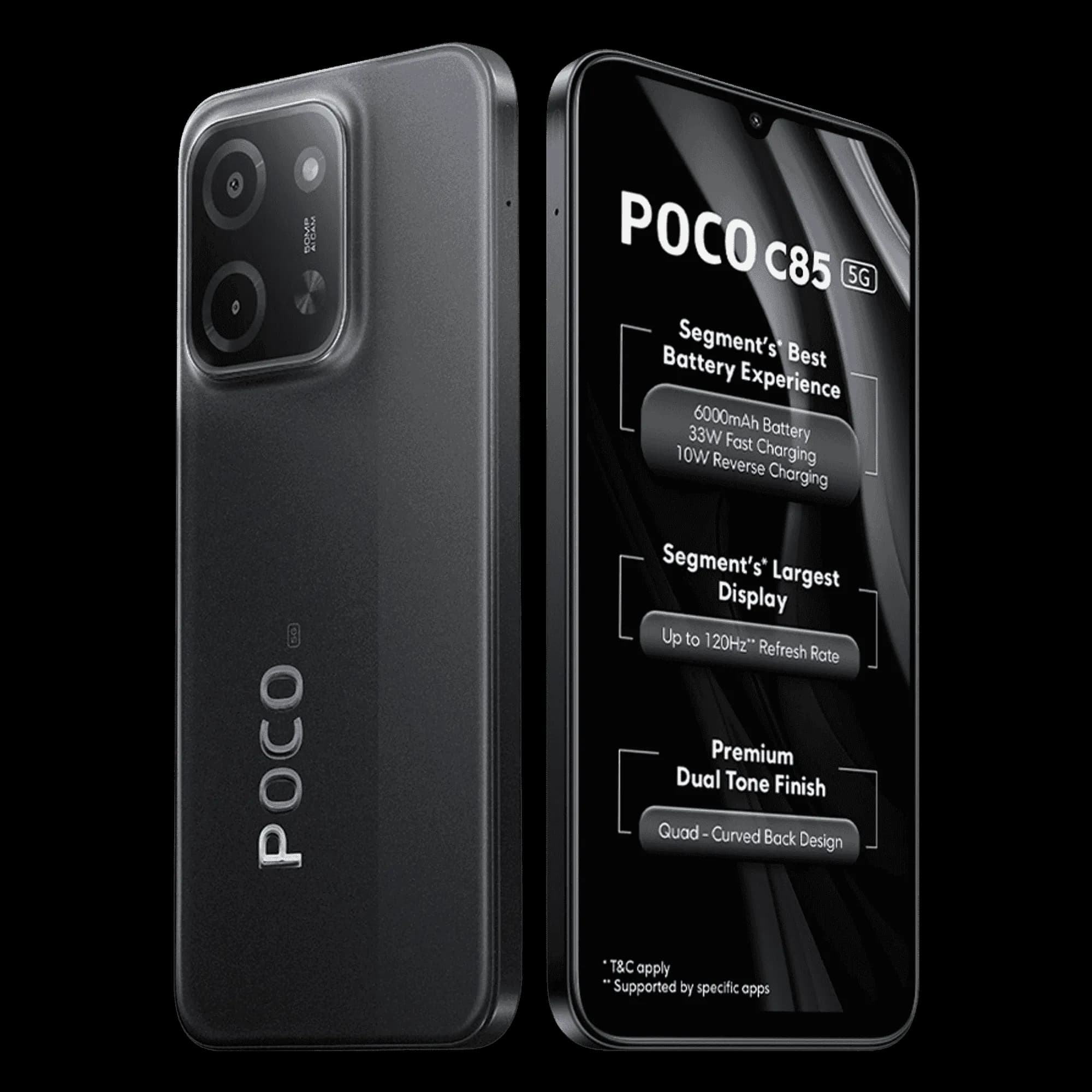 Poco C85 6gb Ram 128gb Rom 6.9 inch 6000 Mah Android 15 3