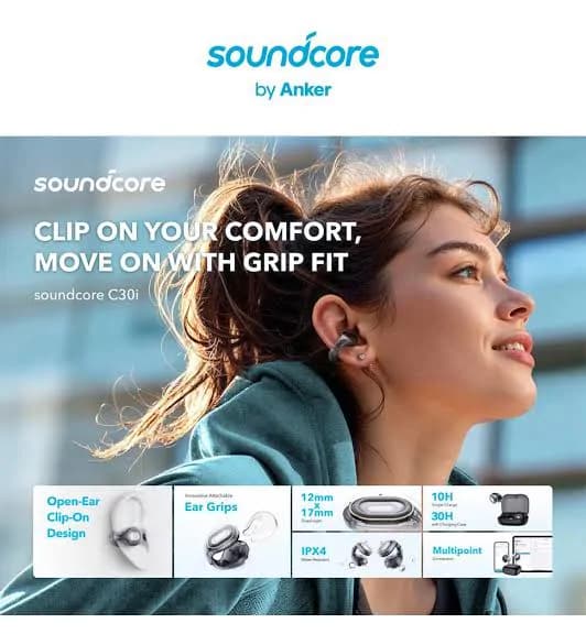 Anker Soundcore C30i Open-ear Clip-on - Black 2