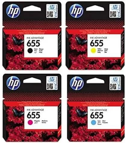 HP 655 Ink Advantage Cartridges Black and Colours 4 Pack 3