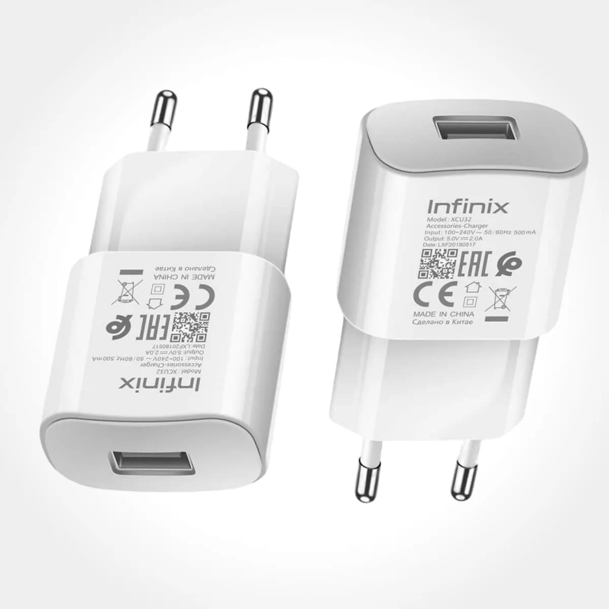 Infinix XC08 KIT 10W(2PIN CHARGER)+MICRO(U100XEA+XDM52)
