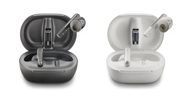 Poly Voyager Free 60+ UC Earbuds +BT700 USB-C Adapter +Touchscreen Charge Case 2