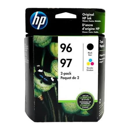 HP 96 and 97 Genuine Black and Colour Ink Cartridges 5