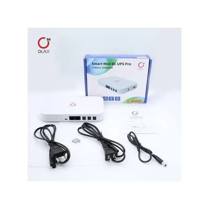Mini DC UPS POE Router Power Bank 20000mAh 3