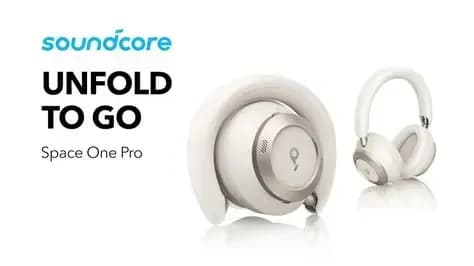 Anker Soundcore Space One Pro Wireless Headphones -White 2