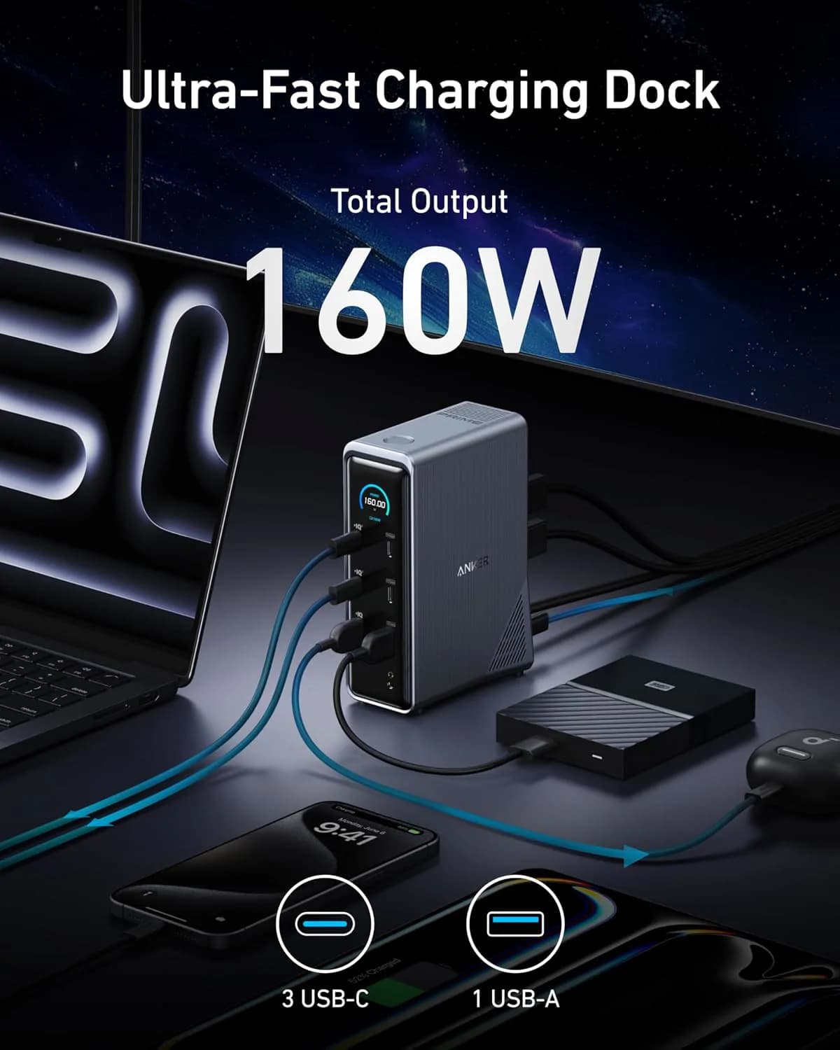 Anker Prime Charging Docking Station 14-port 4