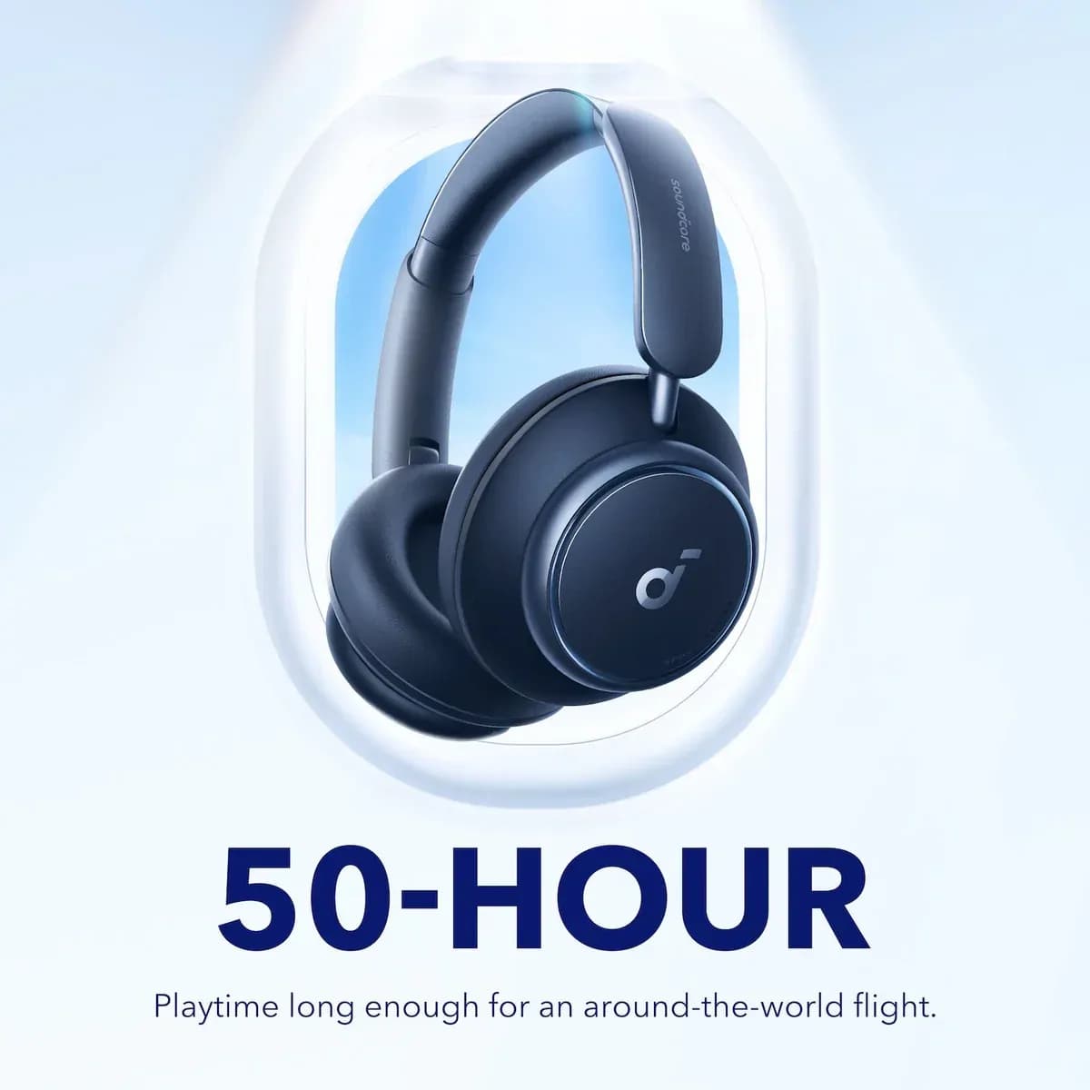 Soundcore Space Q45 Adaptive ANC Headphones Blue 3