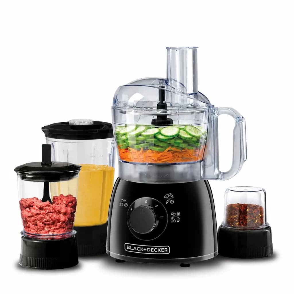 Black+Decker KR43-B5 400W Food Processor with Blender & Grinder