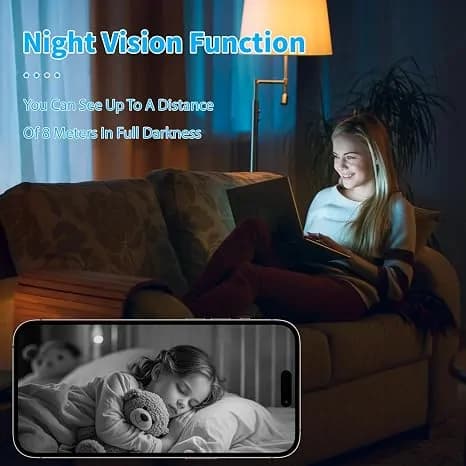 4K Full HD WiFi Security Mini Camera with Night Vision 2